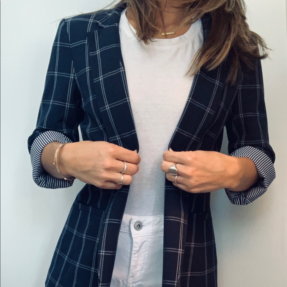 Navy Banana Republic Blazer!